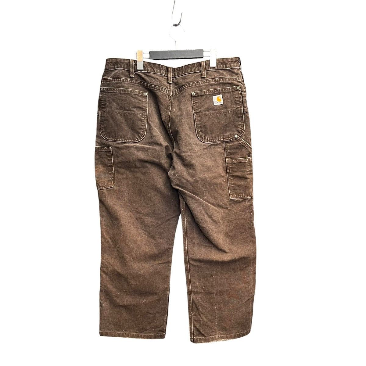 CarHartt ダブルニーデニムパンツWB136 DKB 古着・中古-2枚目のアイテム画像