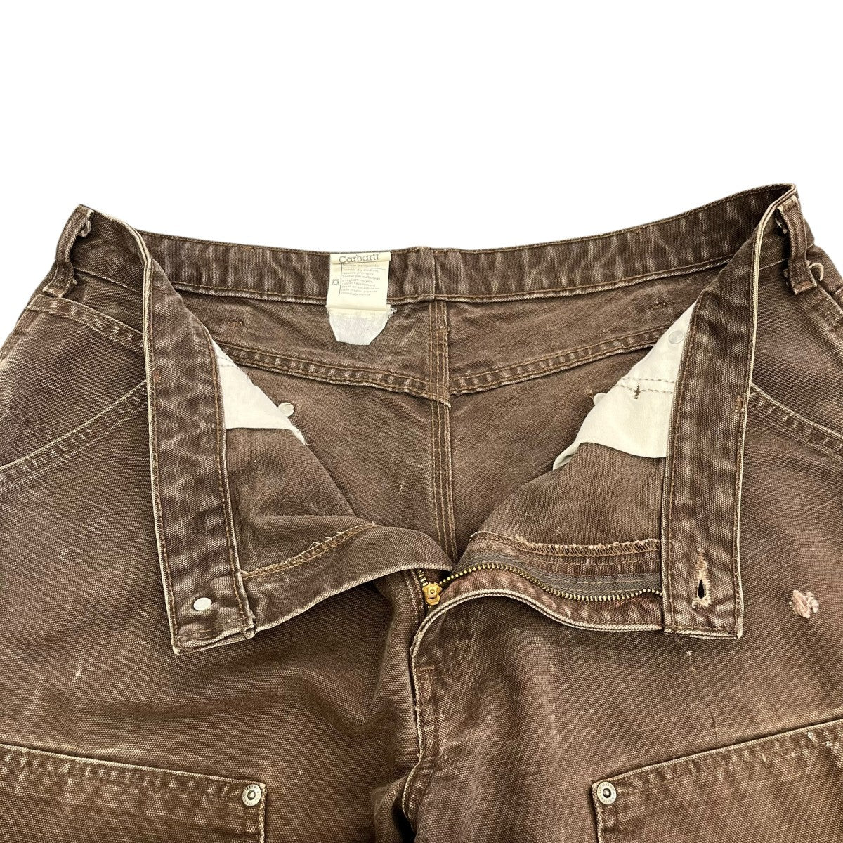 CarHartt ダブルニーデニムパンツWB136 DKB 古着・中古-3枚目のアイテム画像