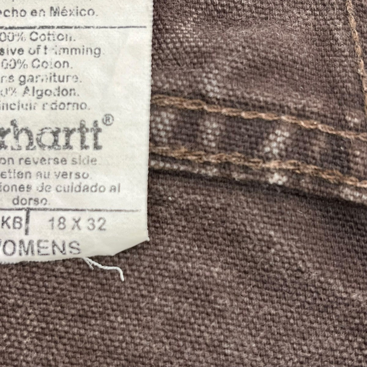 CarHartt ダブルニーデニムパンツWB136 DKB 古着・中古-6枚目のアイテム画像