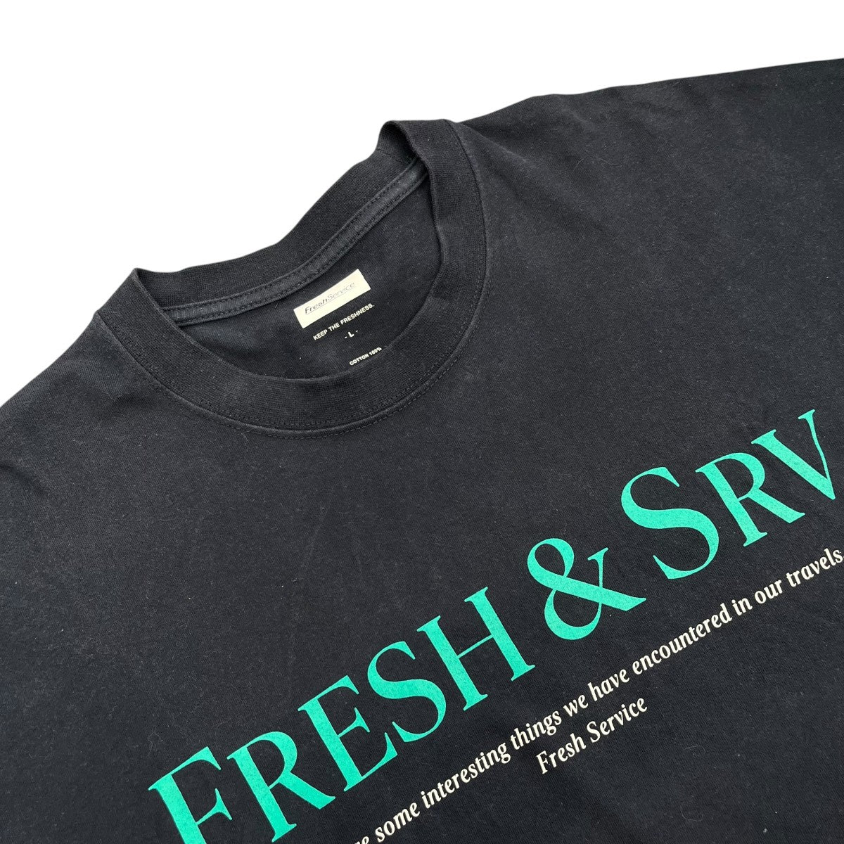 FreshService CORPORATE PRINTED S S TEE ”FRESH＆SRV．”半袖カットソー 古着・中古-3枚目のアイテム画像