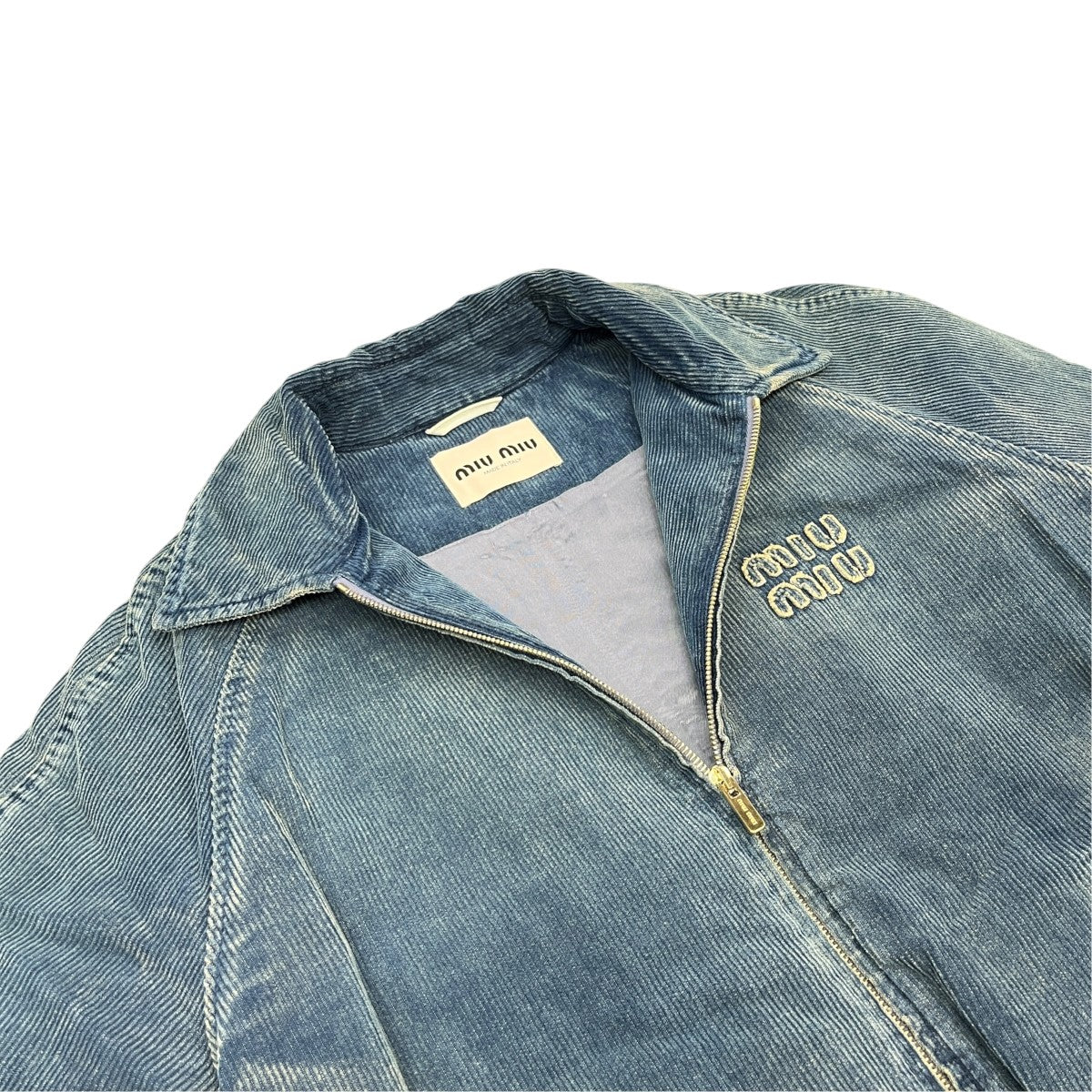 Washed corduroy blouson jacketコーデュロイジャケットML1152