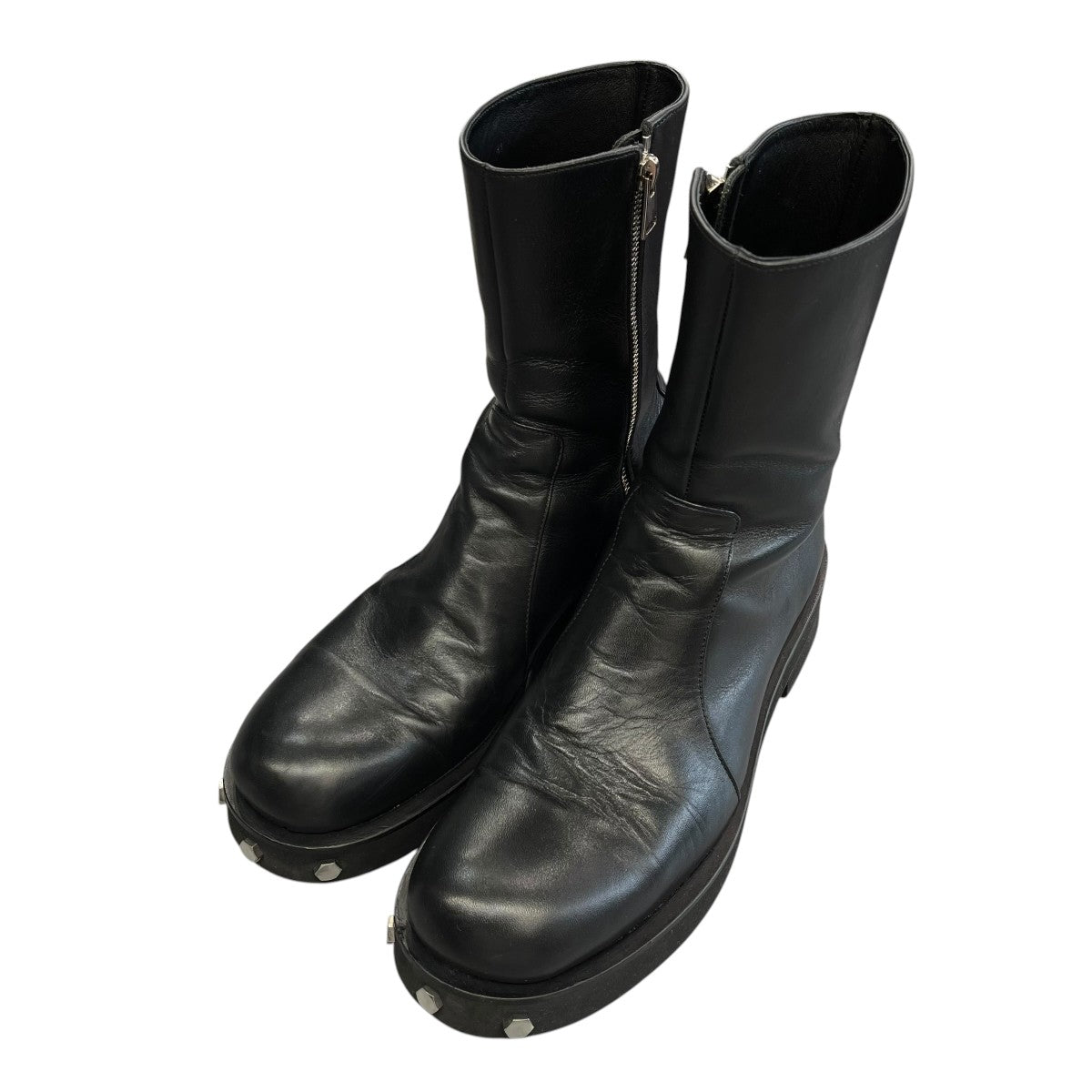 OUAT ASTRO ZIP BOOTSロングブーツ 古着・中古-1枚目のアイテム画像