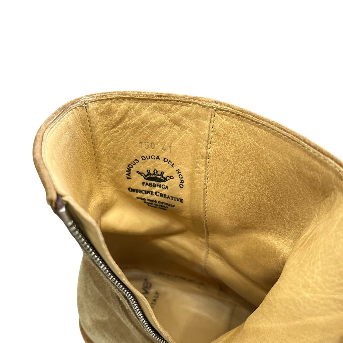 nonnative FARMER ZIP UP BOOTS COW SUEDEサイドジップブーツ 古着・中古-8枚目のアイテム画像