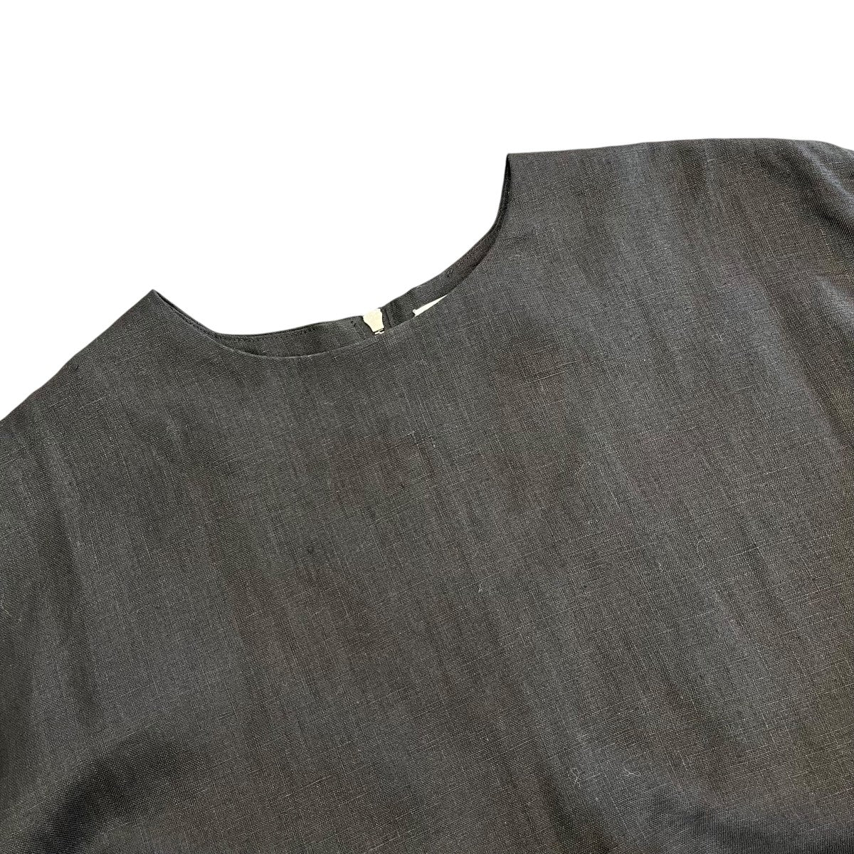 HYKE 25SSLINEN SHIRRED BLOUSEカットソー251-15239 013 古着・中古-3枚目のアイテム画像