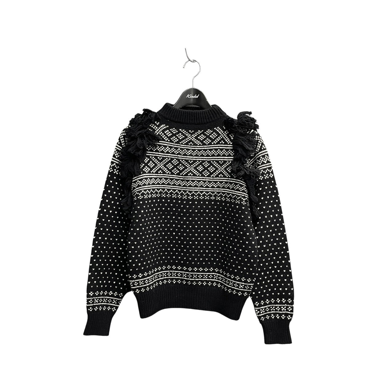 23AWFRINGE SWEATER長袖ニット232-11329-013