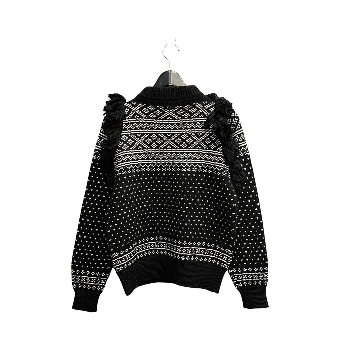 23AWFRINGE SWEATER長袖ニット232-11329-013
