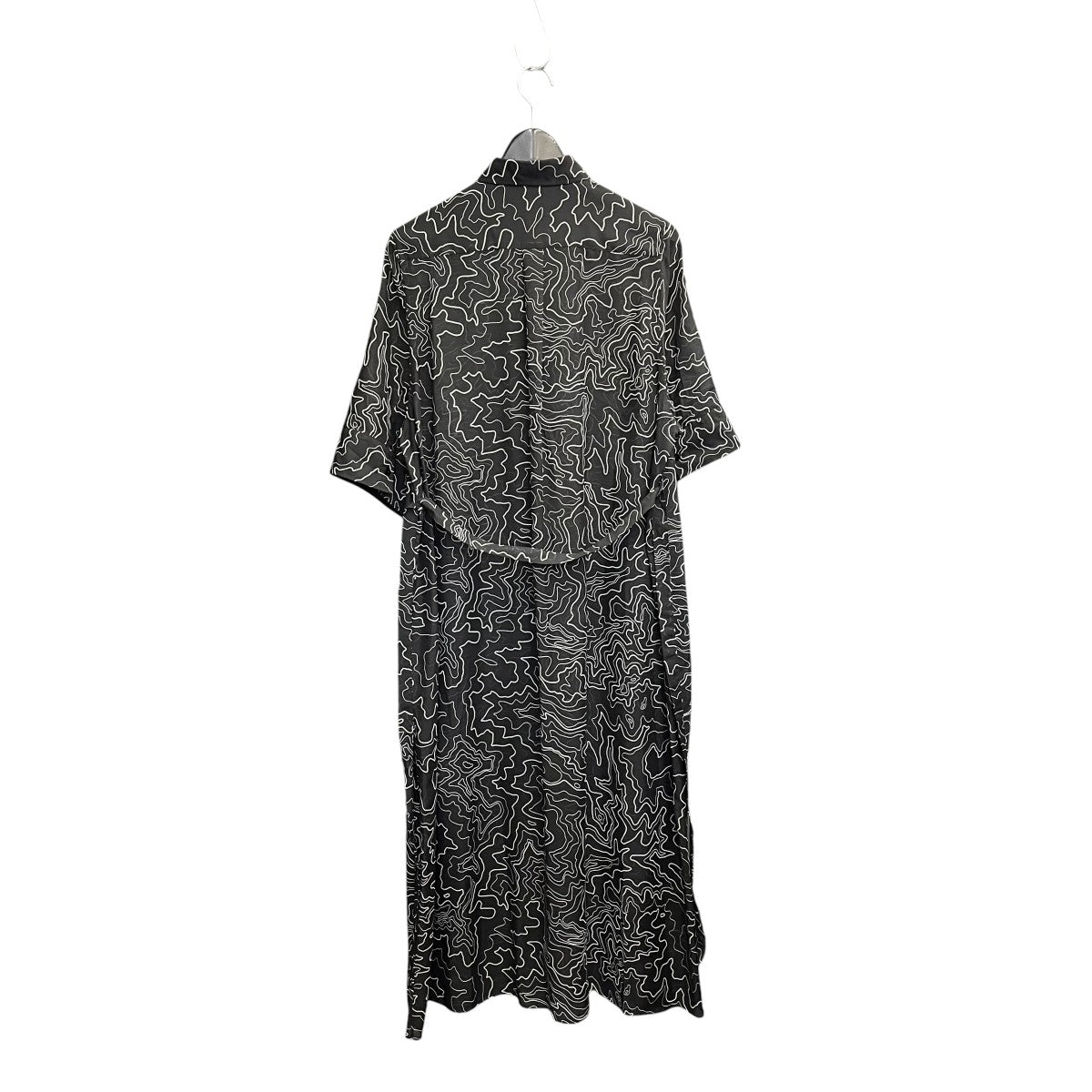 HYKE 24SSCONTOUR LINE BELL-SLEEVE DRESSシャツワンピース241-16212-008 古着・中古-2枚目のアイテム画像
