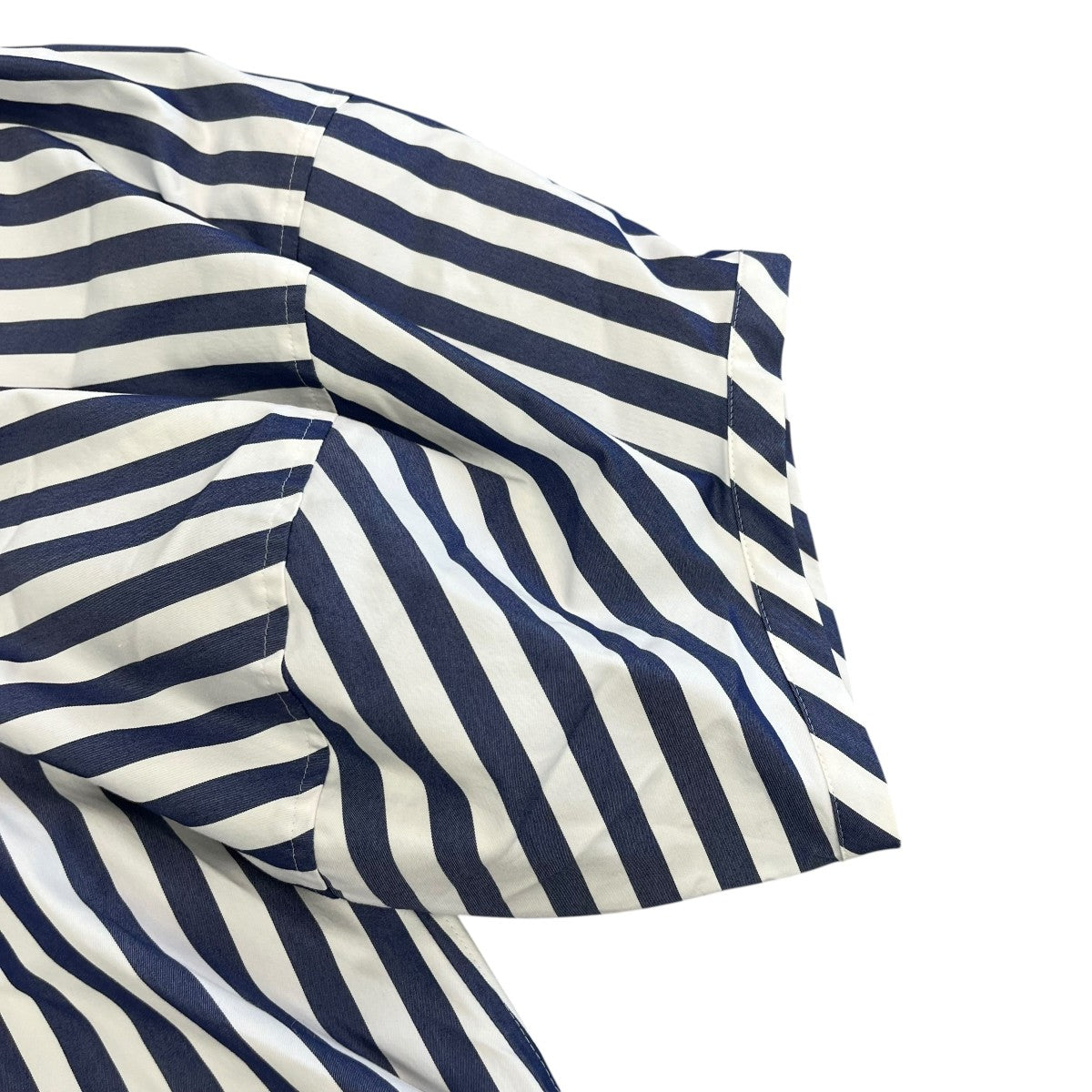 HYKE T C STRIPED BALLOON SLEEVE DRESSシャツワンピース231-16158-008 古着・中古-4枚目のアイテム画像