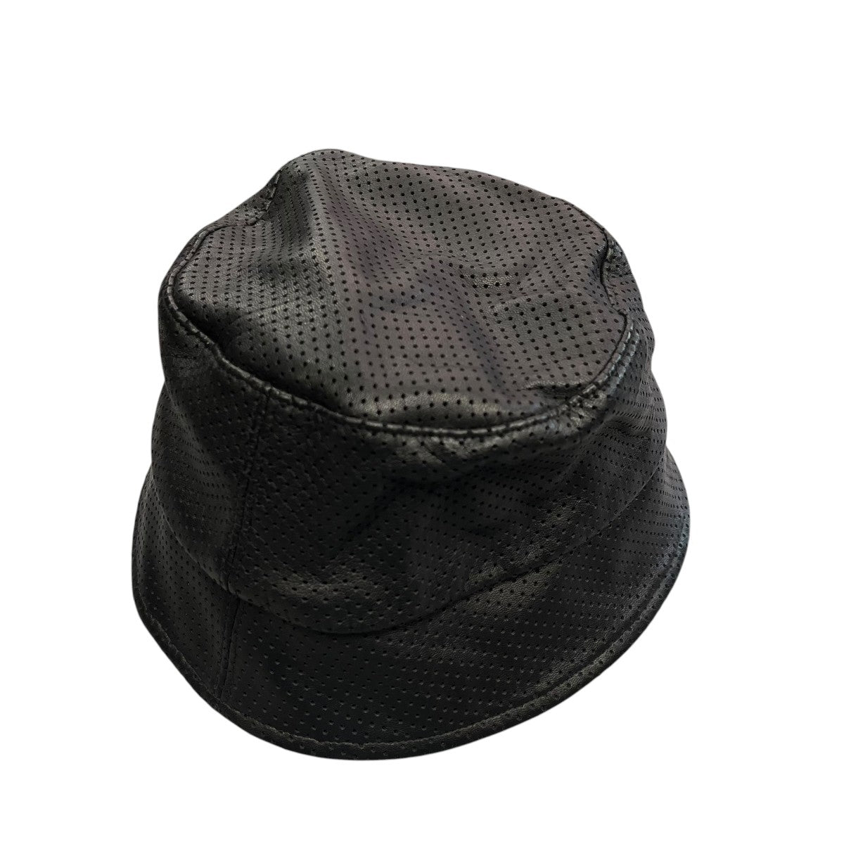 KIJIMA TAKAYUKI HORSE LEATHER PUNCHING BUCKET HATハット241001-01 古着・中古-1枚目のアイテム画像