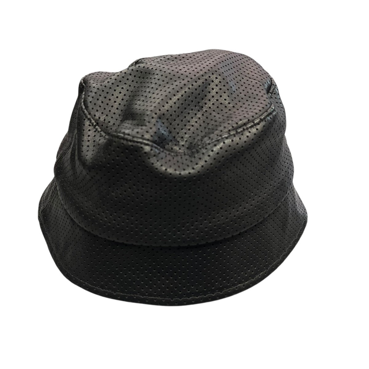KIJIMA TAKAYUKI HORSE LEATHER PUNCHING BUCKET HATハット241001-01 古着・中古-2枚目のアイテム画像