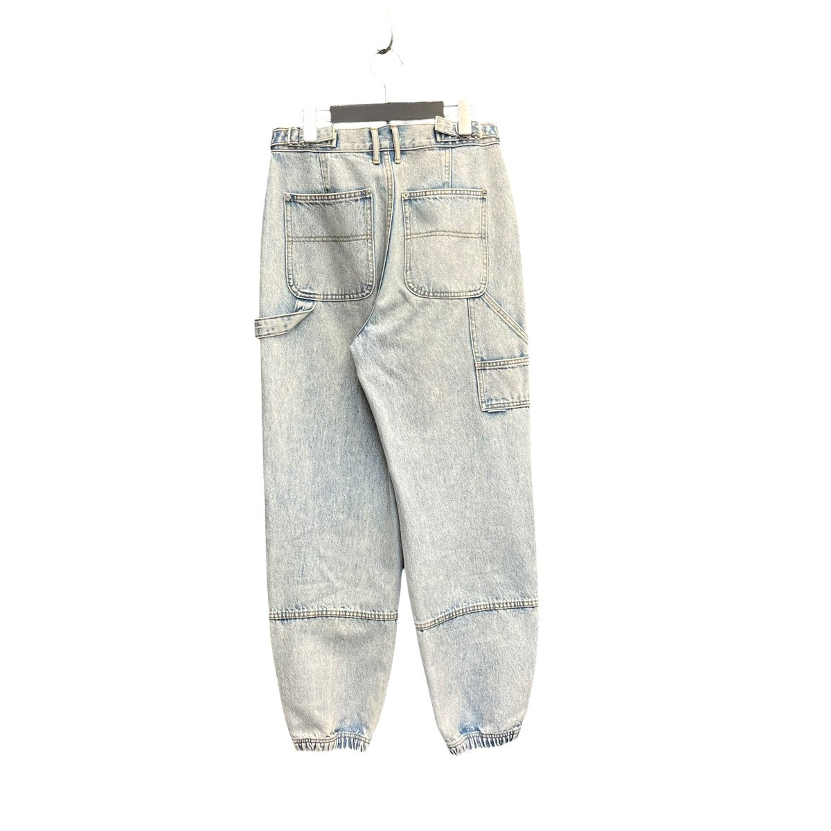 ALEXANDER WANG DOUBLE FRONT CARPENTER JEANペインターパンツ4DC4214012 古着・中古-2枚目のアイテム画像
