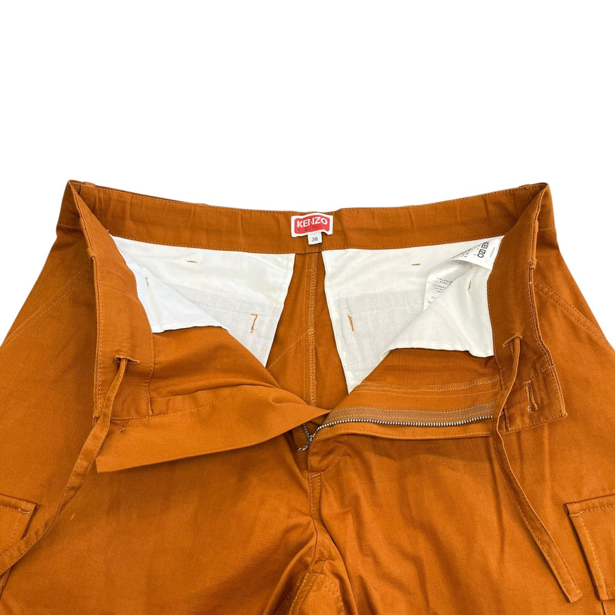 KENZO コットン リップストップ カーゴパンツカーゴパンツFD55PA2429DD 古着・中古-3枚目のアイテム画像