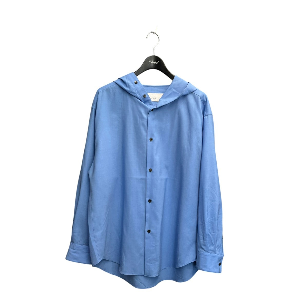 OVERCOAT 24SSHooded Shirt in Wool ShirtingシャツパーカーS24T011-NKWS 古着・中古-1枚目のアイテム画像