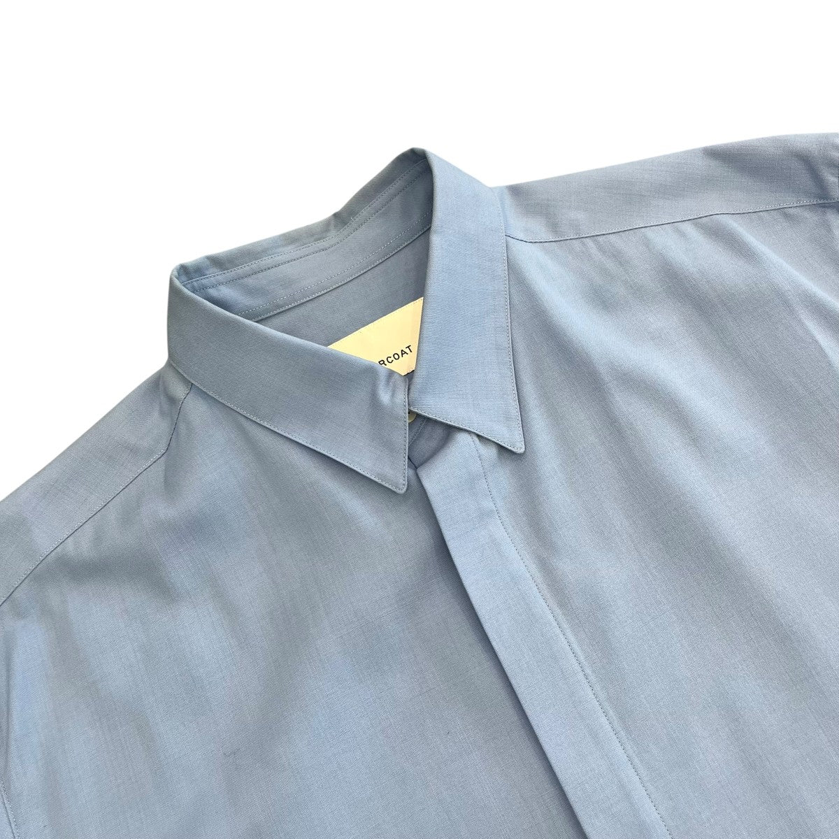 OVERCOAT Dropped Shoulder Top with Shirt CollarレギュラーカラーシャツF21T01-NKWS 古着・中古-3枚目のアイテム画像