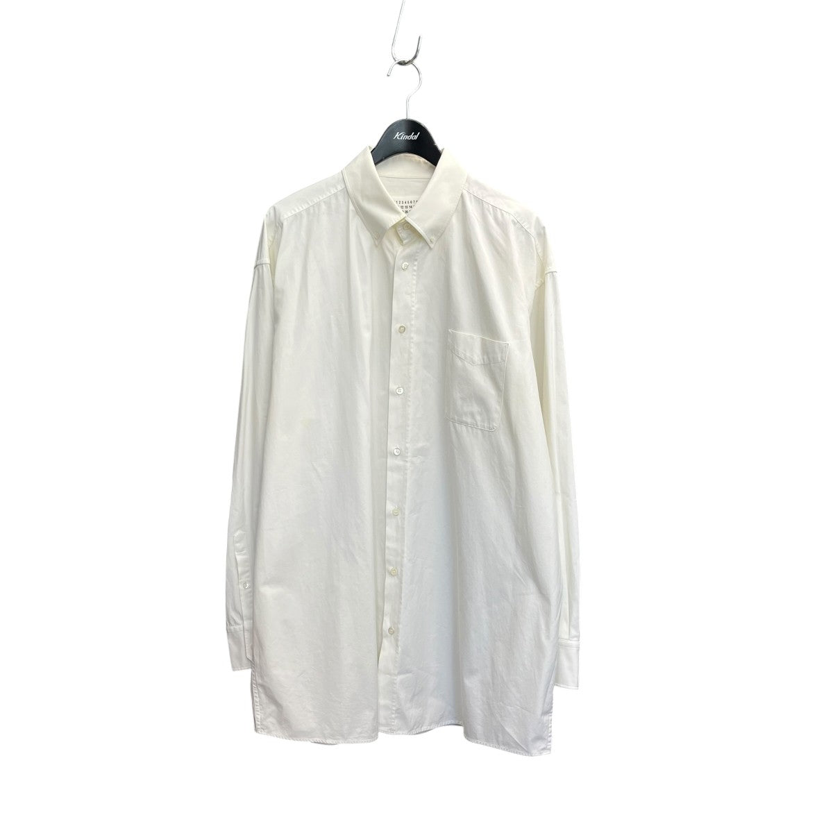Maison Margiela 19AWボタンダウンシャツS50DL0387 古着・中古-1枚目のアイテム画像