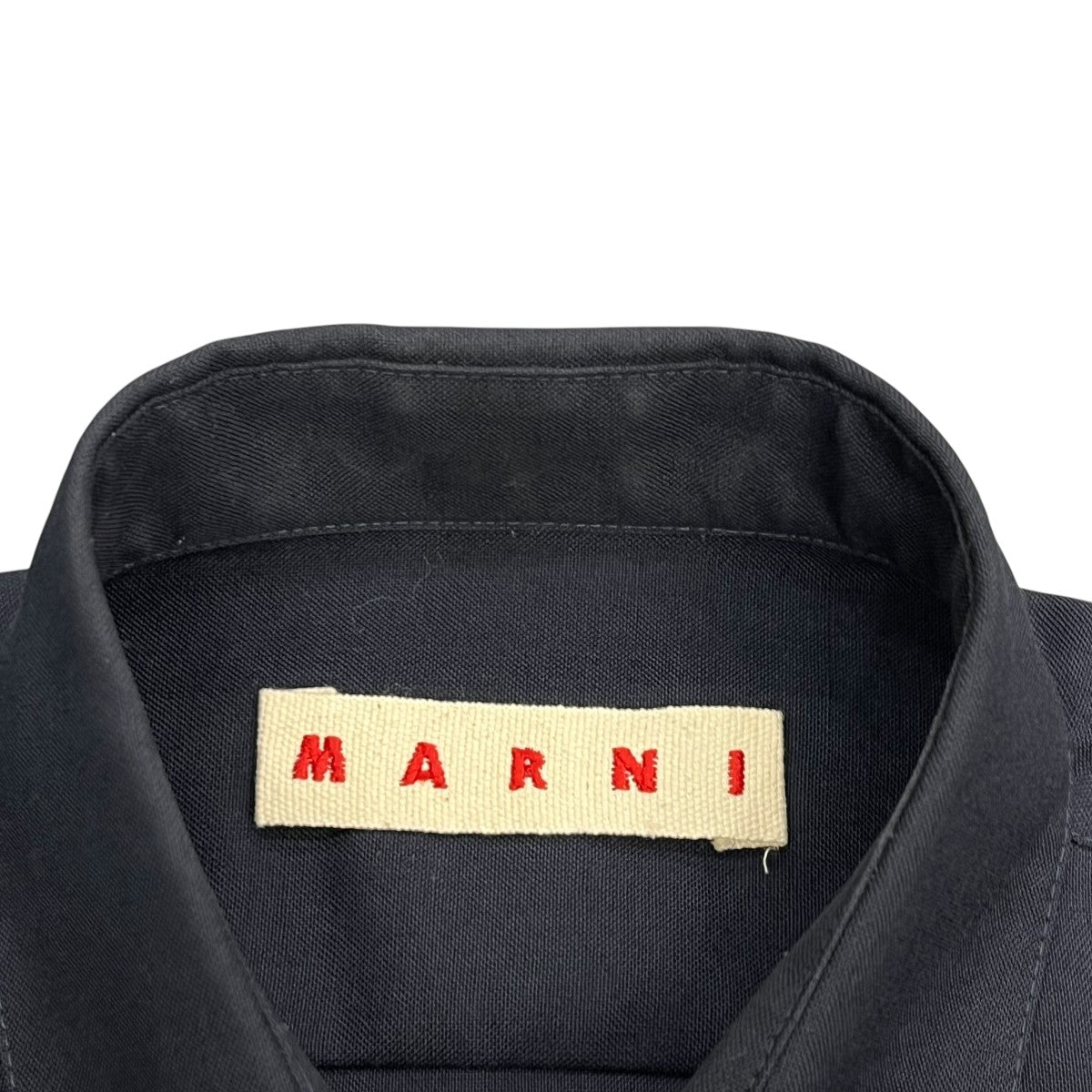 MARNI 23AWウールトロピカルシャツレギュラーカラーシャツCUMU0061A1 古着・中古-8枚目のアイテム画像