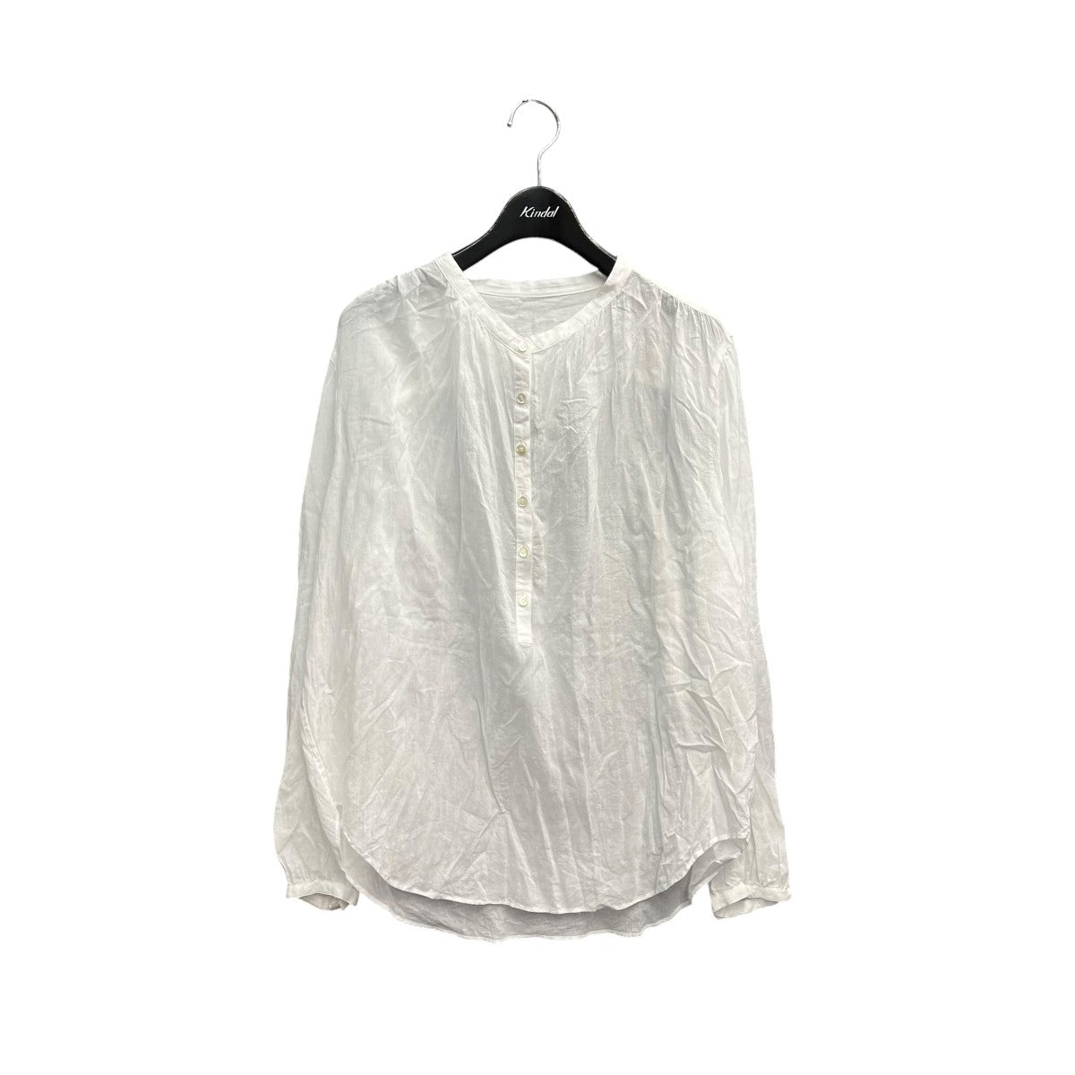 Plage 25SSAiry Band Collar シャツノーカラーシャツ25050922106020 古着・中古-1枚目のアイテム画像