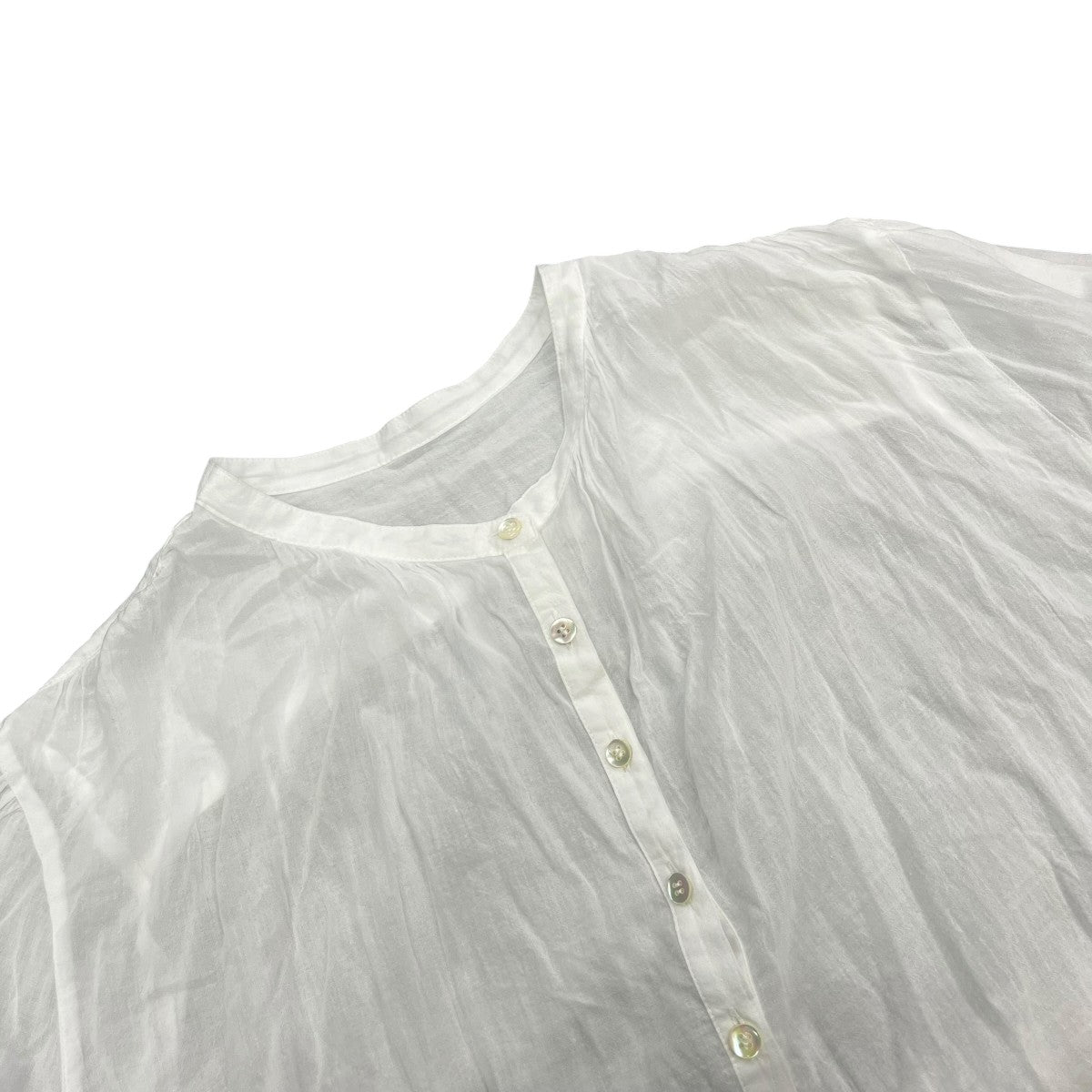 Plage 25SSAiry Band Collar シャツノーカラーシャツ25050922106020 古着・中古-3枚目のアイテム画像