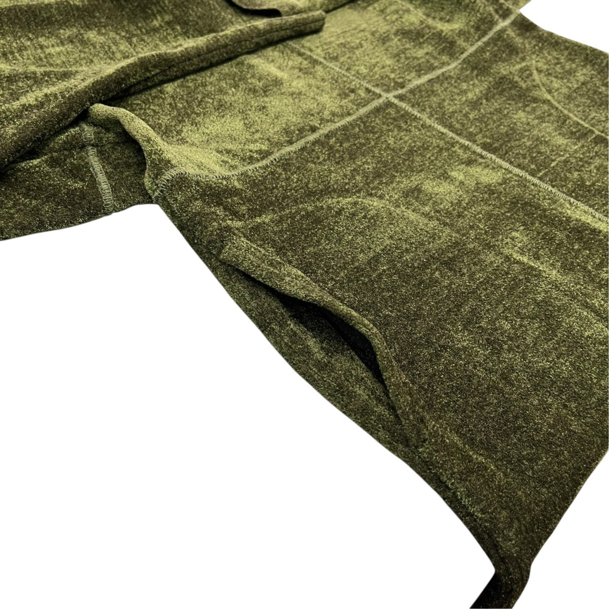 mame kurogouchi V-Neck Velour Knit Dressベロアニット ワンピースMM22FW KN024 古着・中古-3枚目のアイテム画像