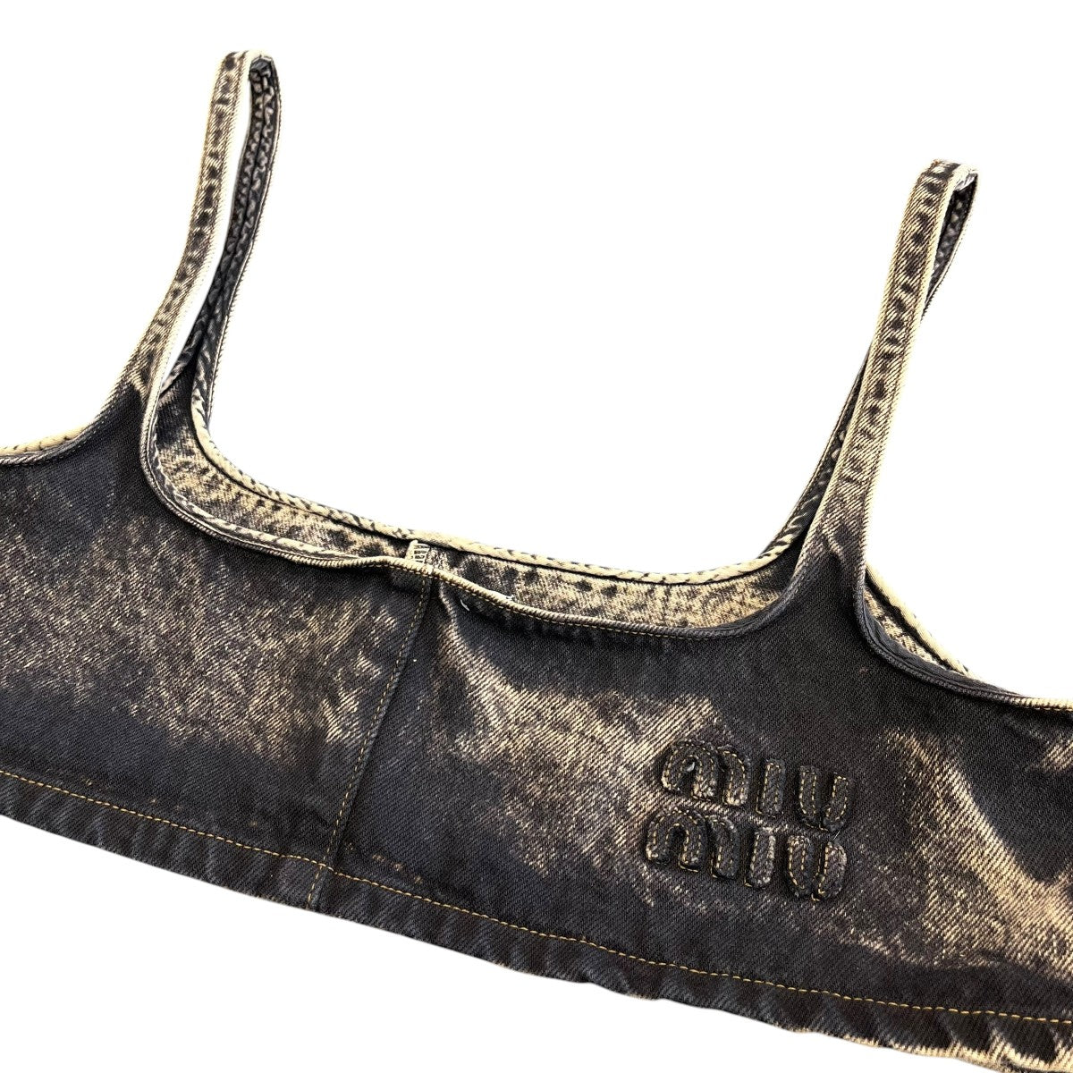 MIU MIU ロゴキャミソールGWT042 S231 121H 古着・中古-3枚目のアイテム画像