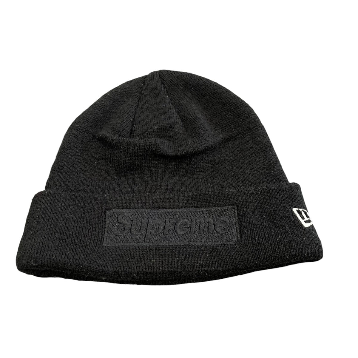 Supreme×New Era Tonal Box Logo Beanieニットキャップ 古着・中古-1枚目のアイテム画像