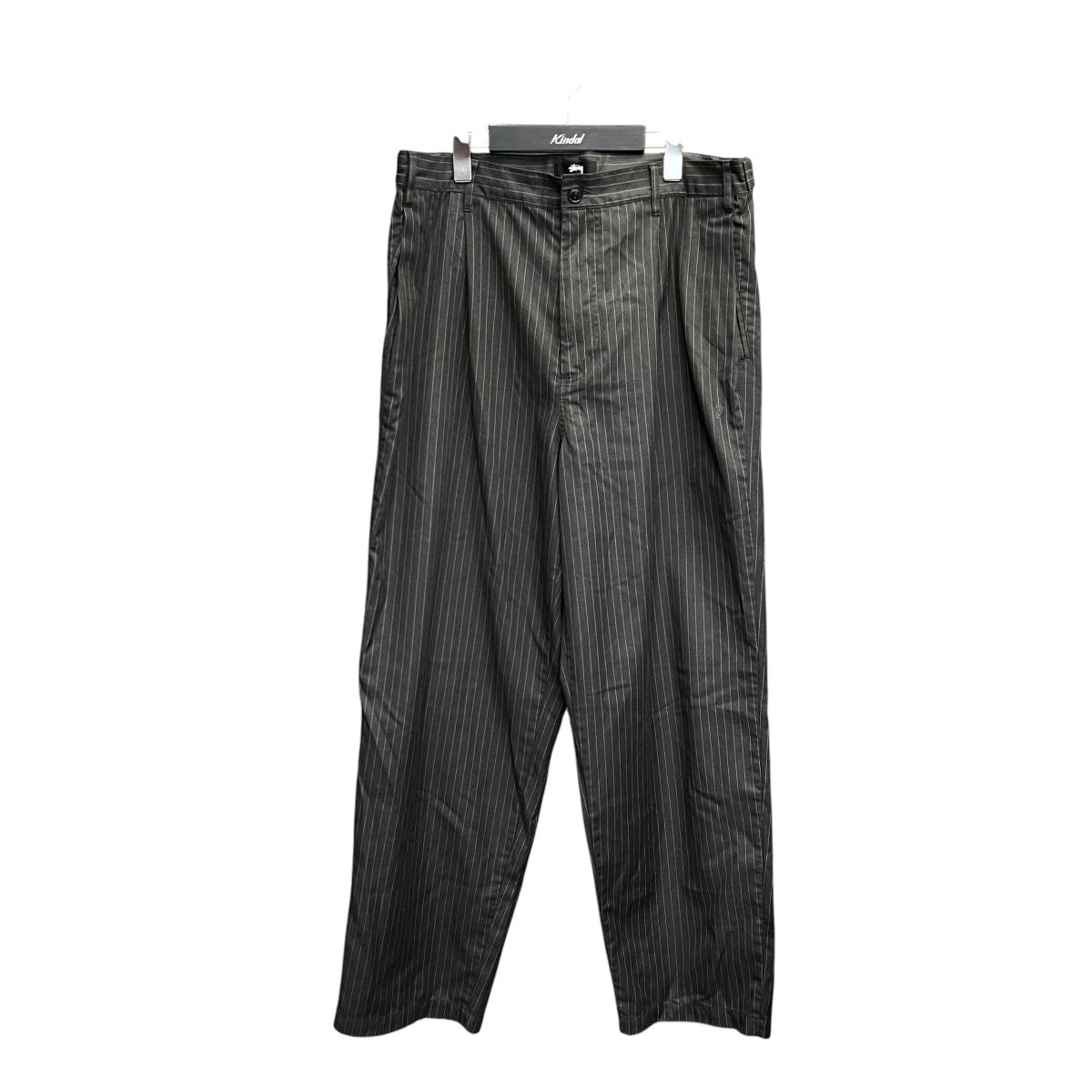 stussy STRIPED VOLUME PLEATED TROUSERスラックス116623 古着・中古-1枚目のアイテム画像