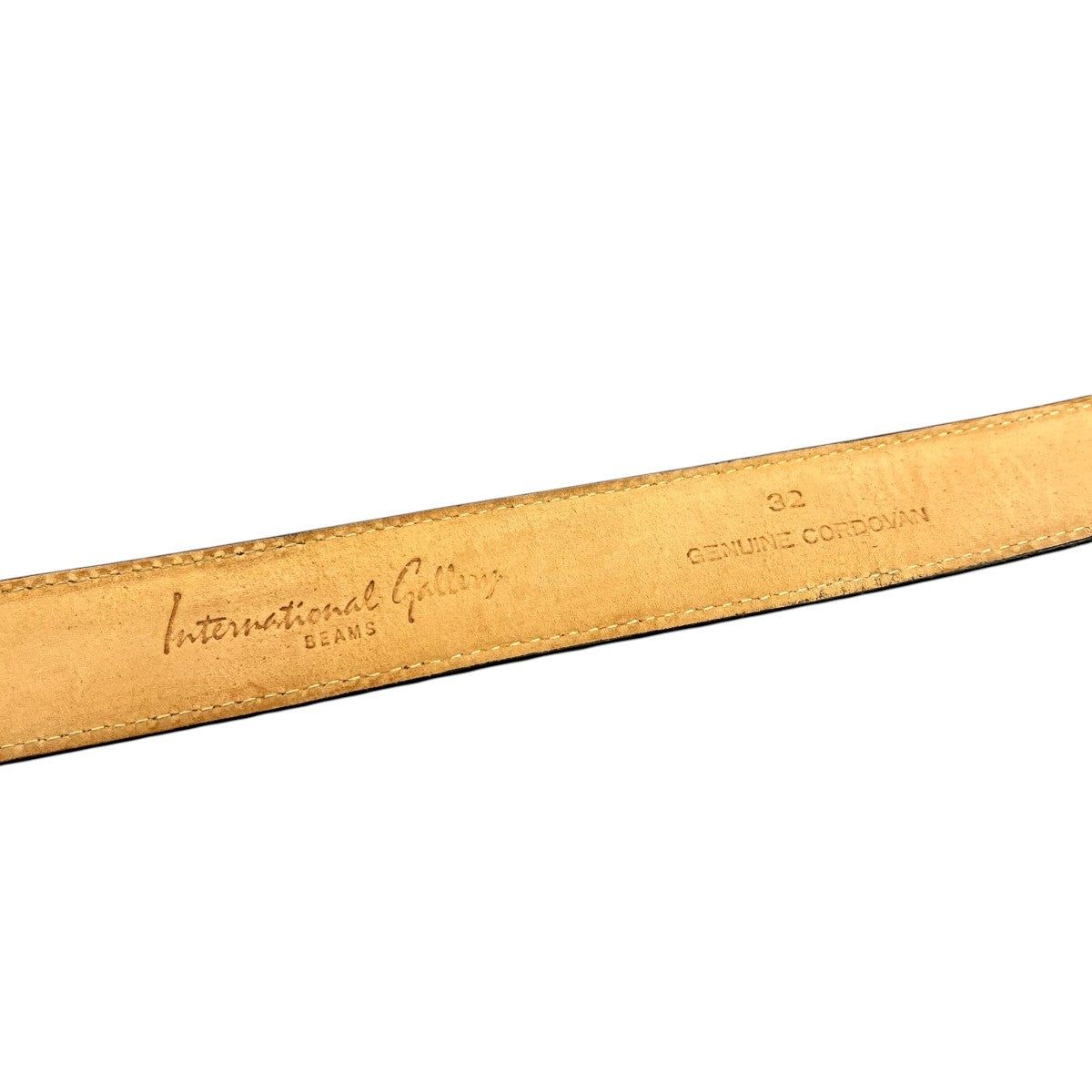 International Gallery BEAMS コードバンベルト 古着・中古-5枚目のアイテム画像