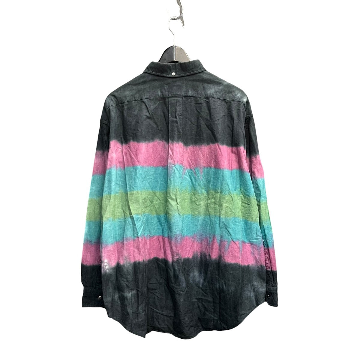 Graphpaper×FUTUR 19AWTie＆Dyed Oxford L S B．D Box ShirtボタンダウンシャツGM194-50701 古着・中古-2枚目のアイテム画像
