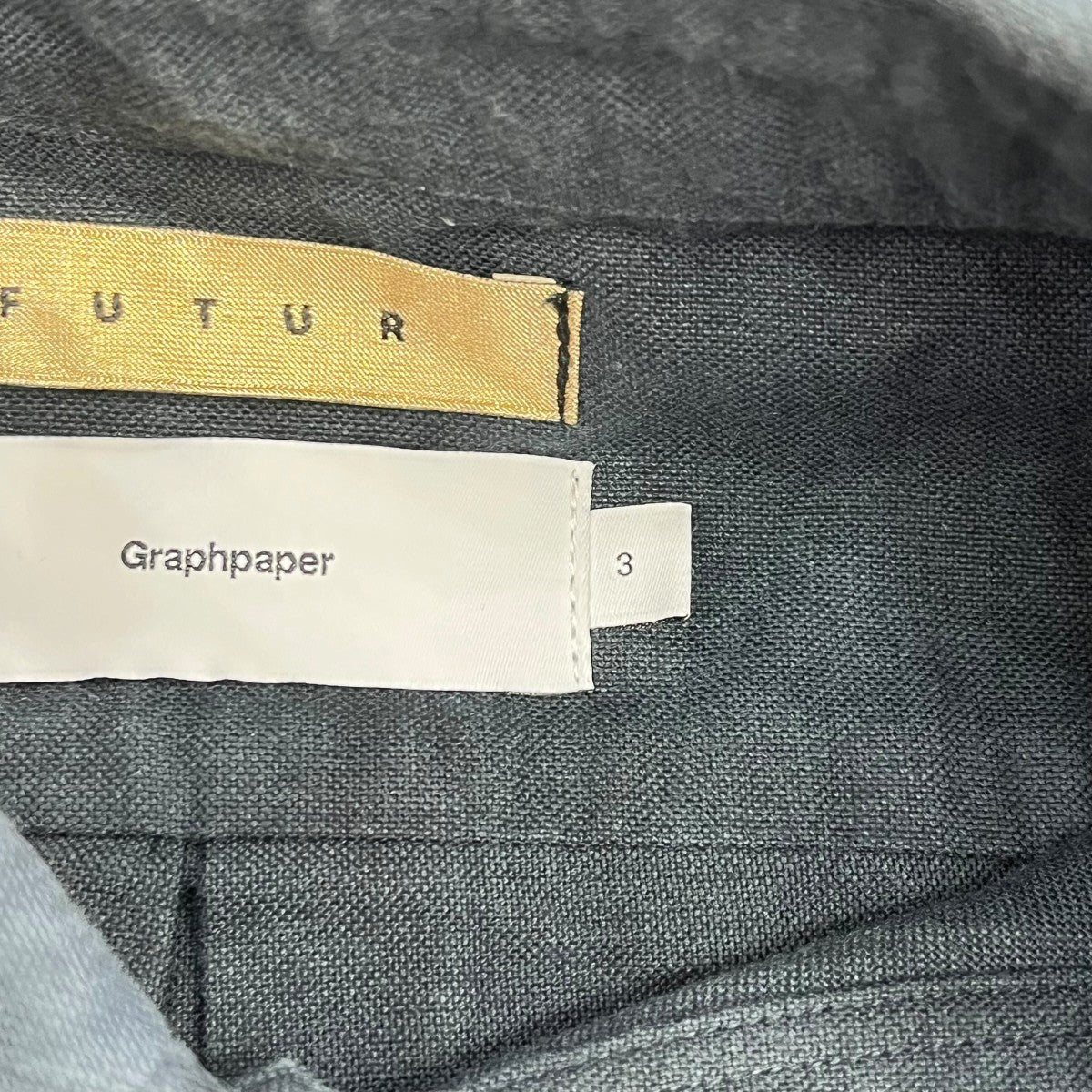 Graphpaper×FUTUR 19AWTie＆Dyed Oxford L S B．D Box ShirtボタンダウンシャツGM194-50701 古着・中古-7枚目のアイテム画像