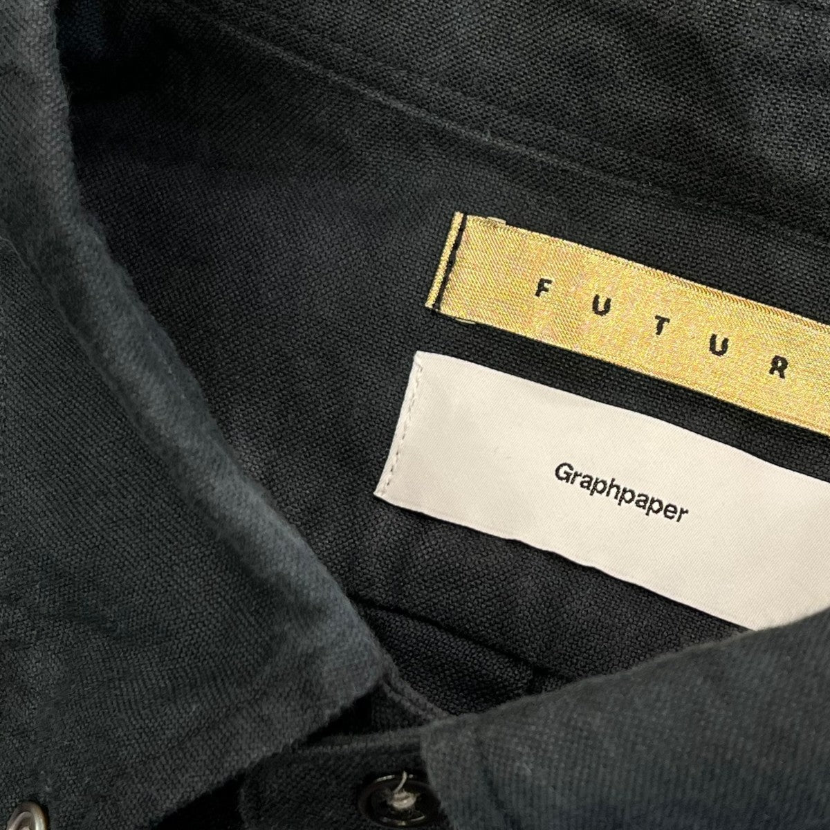Graphpaper×FUTUR 19AWTie＆Dyed Oxford L S B．D Box ShirtボタンダウンシャツGM194-50701 古着・中古-8枚目のアイテム画像