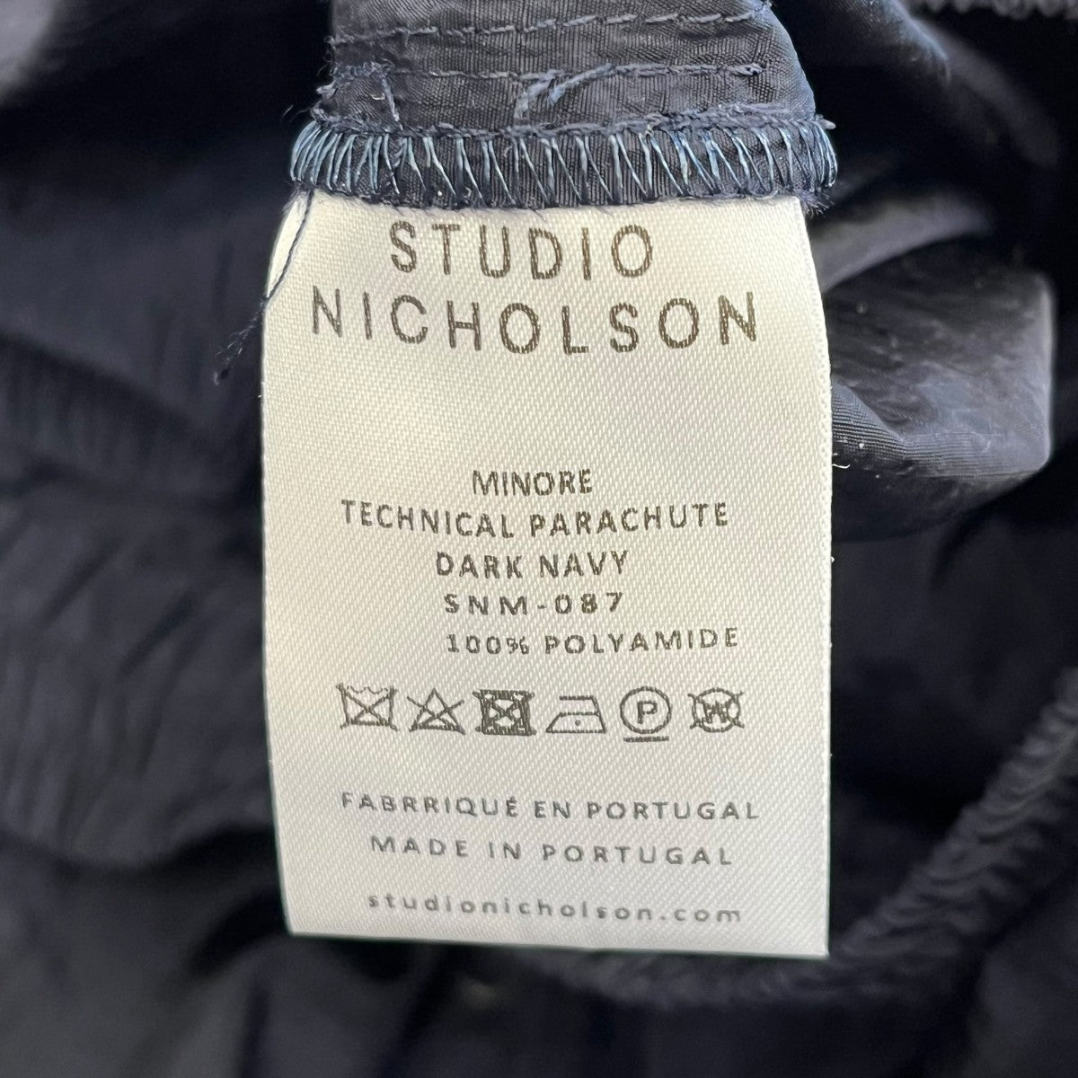 STUDIO NICHOLSON TECHNICAL PARACHUTEナイロンパンツSNM-087 古着・中古-5枚目のアイテム画像