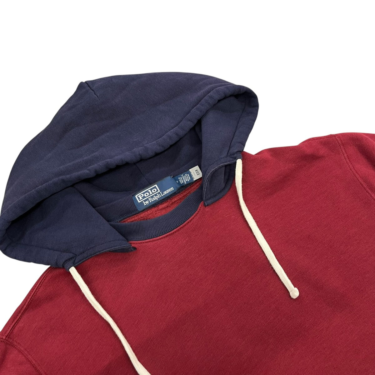 POLO RALPH LAUREN ツートンカラーパーカー後付けパーカー 古着・中古-3枚目のアイテム画像