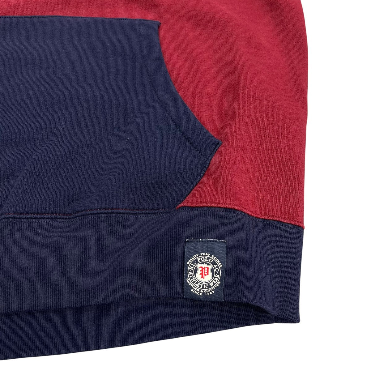 POLO RALPH LAUREN ツートンカラーパーカー後付けパーカー 古着・中古-5枚目のアイテム画像