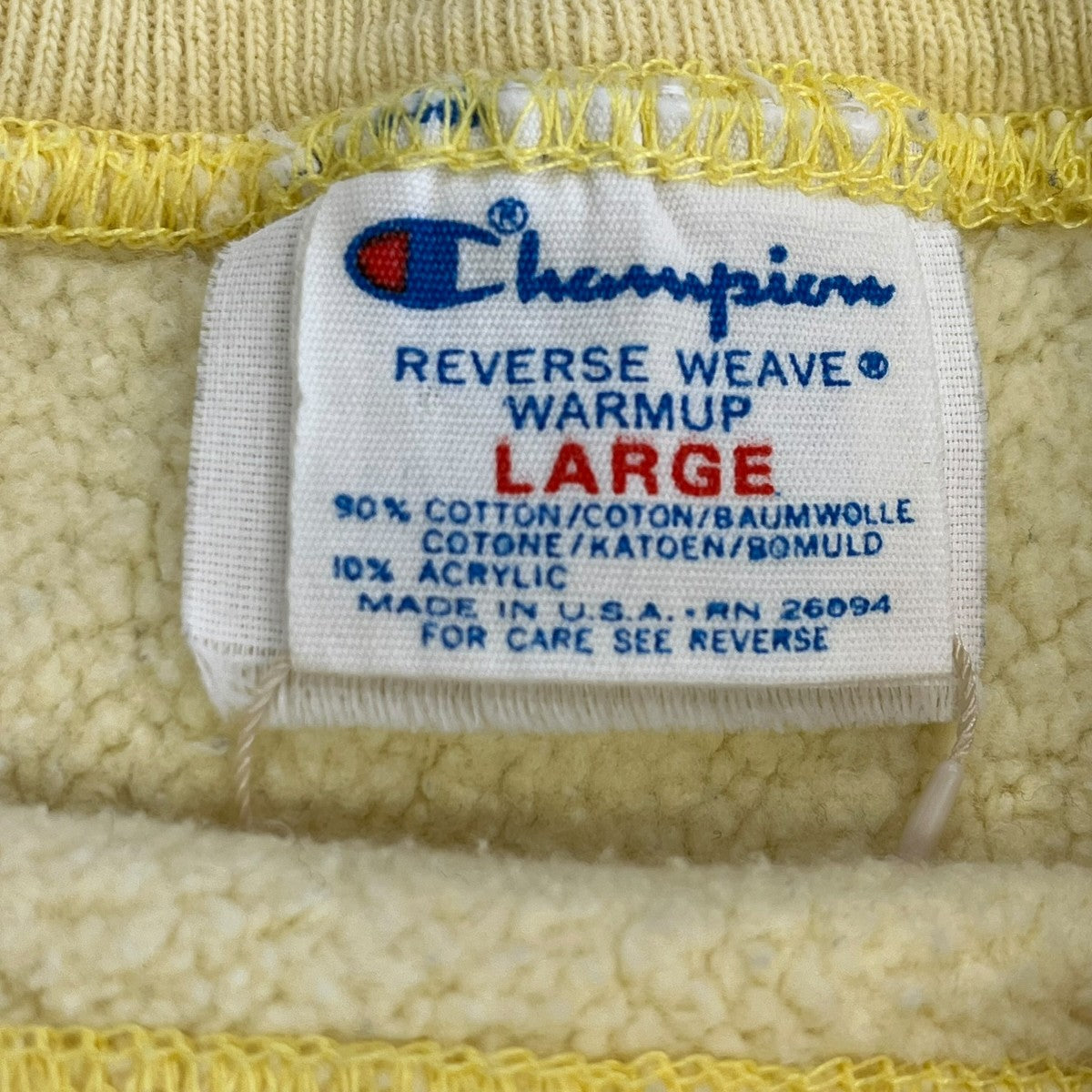 Champion 80s Reverse Weaveスウェット 古着・中古-6枚目のアイテム画像