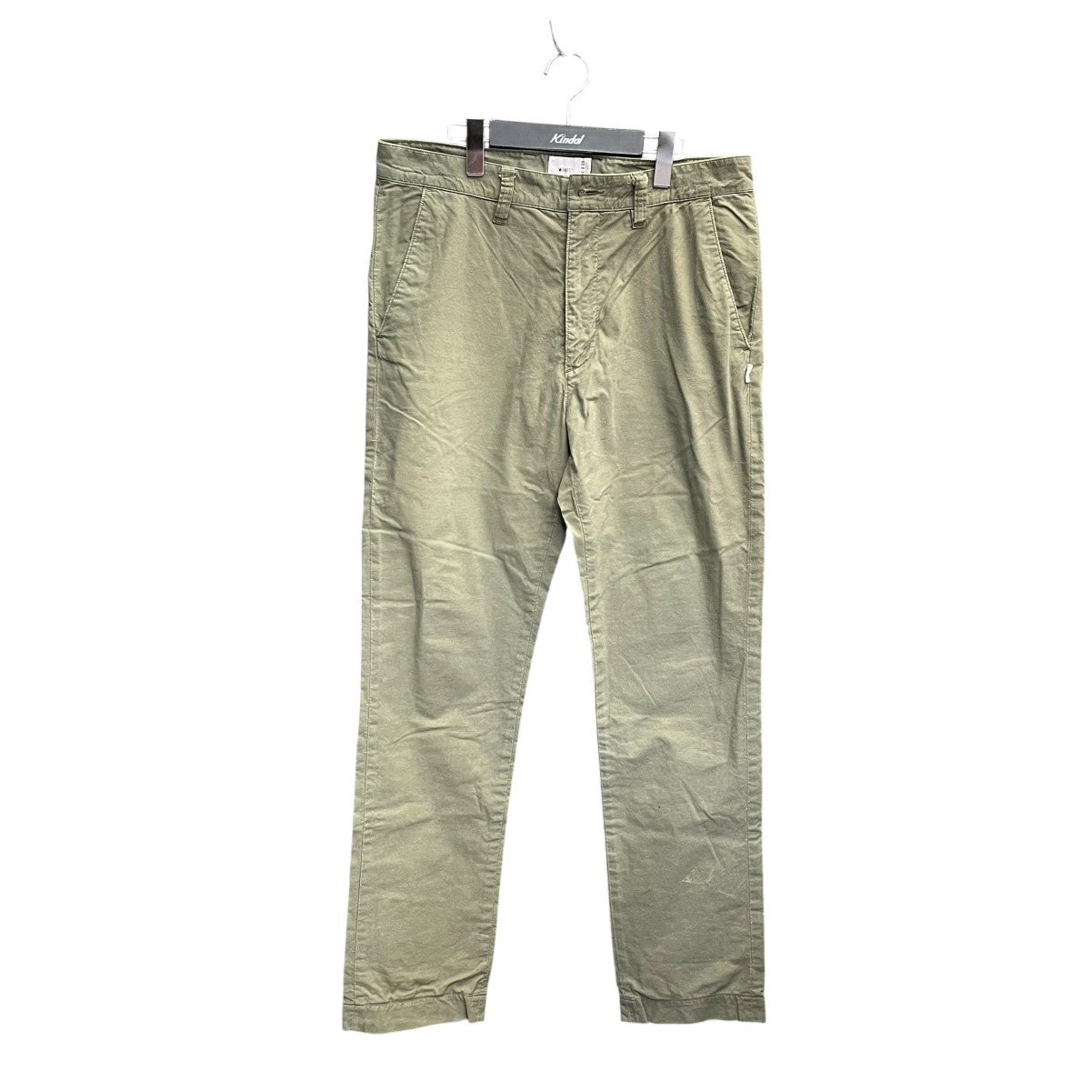 KHAKI TIGHT TROUSERS．NYCO．OXFORDパンツ181TQDT PTM03