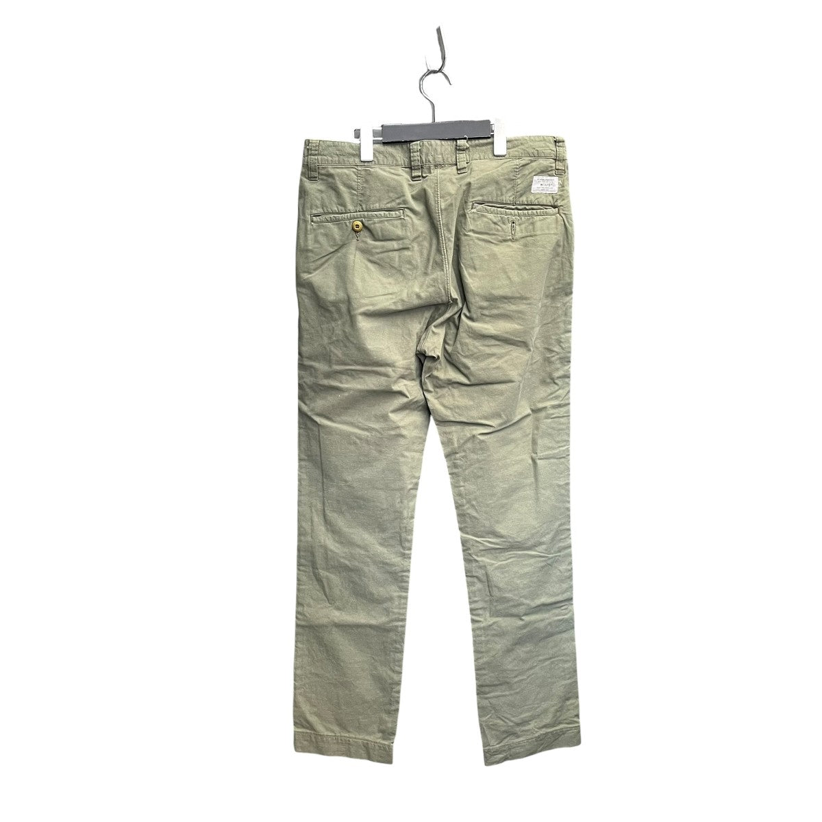 KHAKI TIGHT TROUSERS．NYCO．OXFORDパンツ181TQDT PTM03
