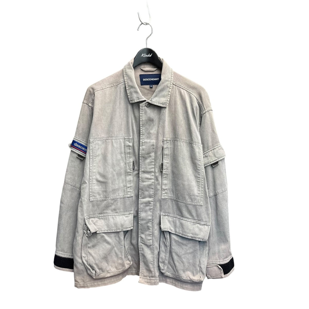 DESCENDANT DWU TWILL JACKETデニムジャケット 古着・中古-1枚目のアイテム画像