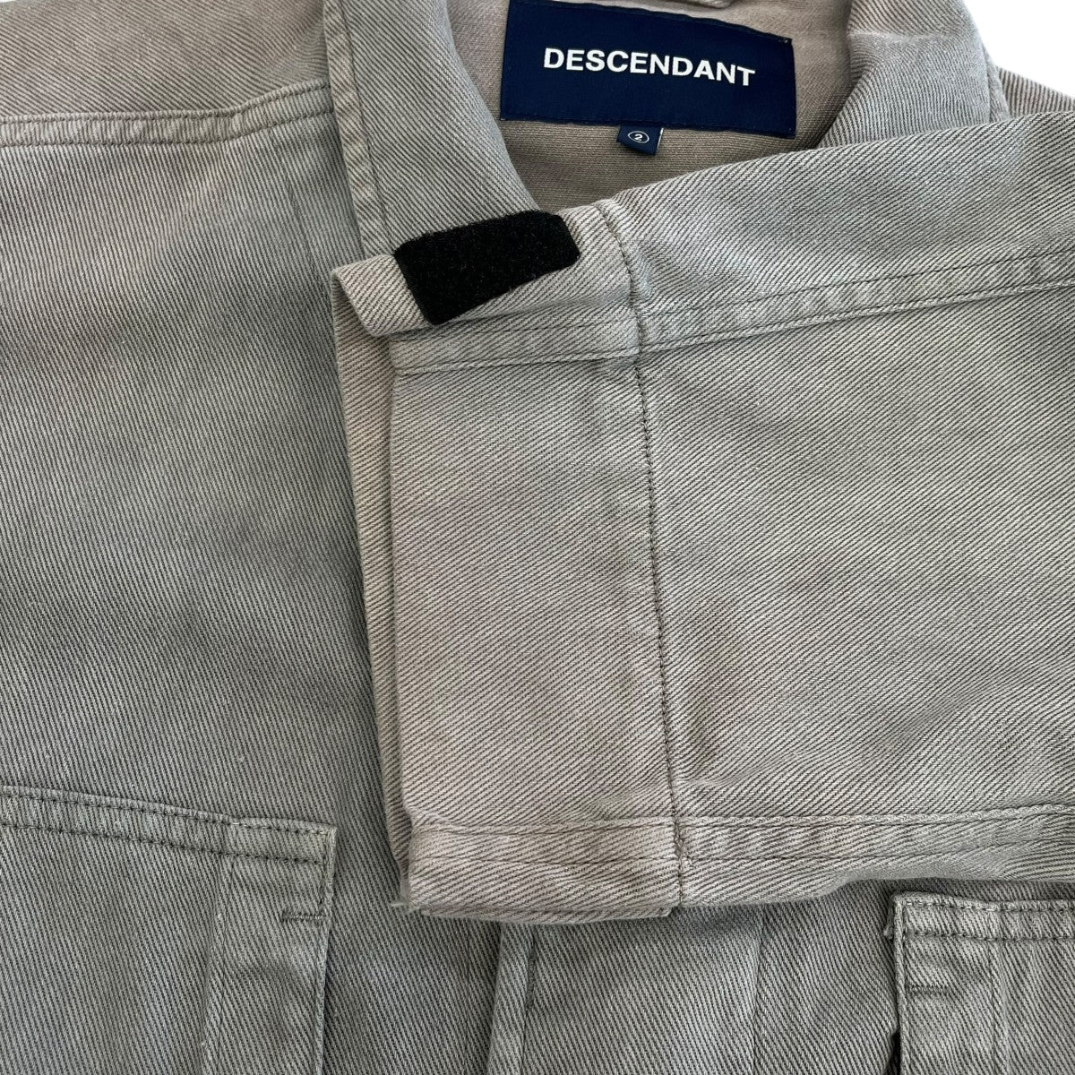 DESCENDANT DWU TWILL JACKETデニムジャケット 古着・中古-9枚目のアイテム画像