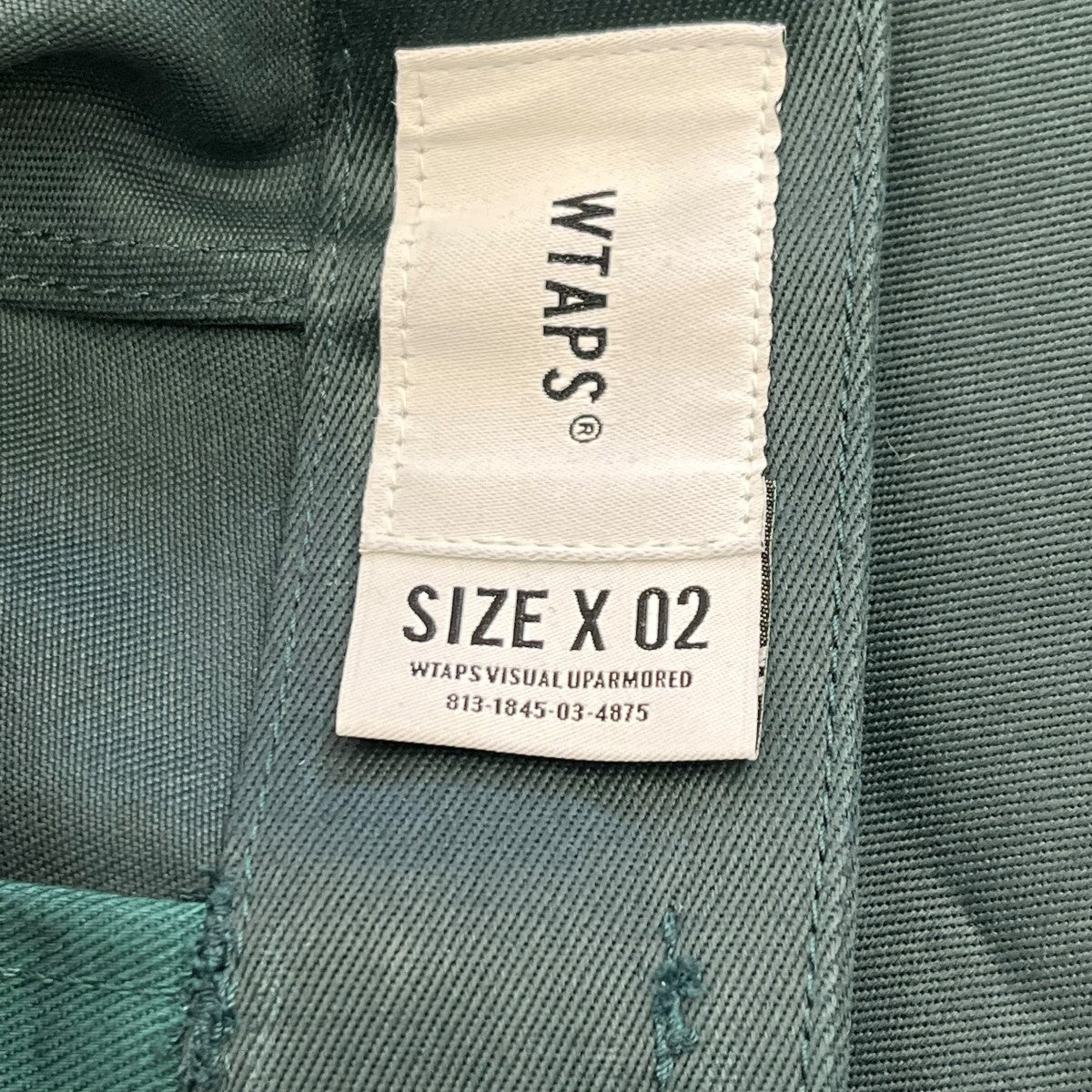 WTAPS TUCK 02 TROUSERS COTTON．TWILLパンツ211TQDT PTM02 古着・中古-6枚目のアイテム画像
