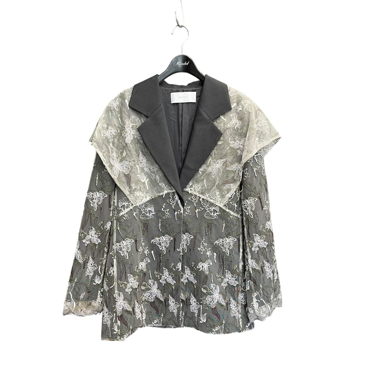 MURRAL Tears flower lace jacketテーラードジャケット252 0702 古着・中古-1枚目のアイテム画像