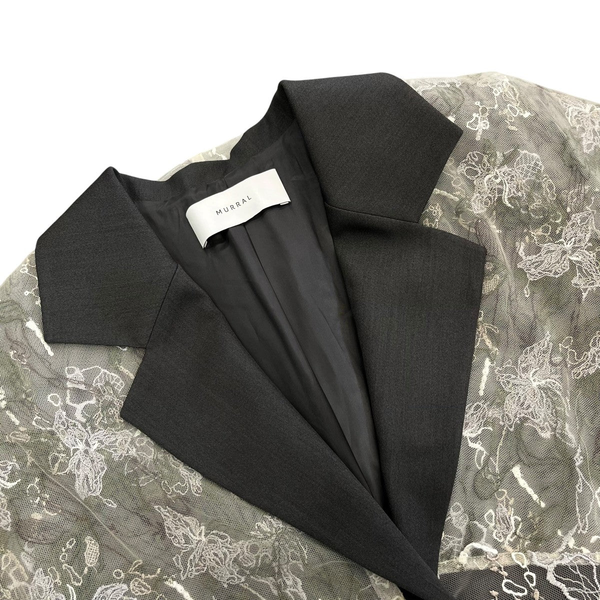 MURRAL Tears flower lace jacketテーラードジャケット252 0702 古着・中古-3枚目のアイテム画像