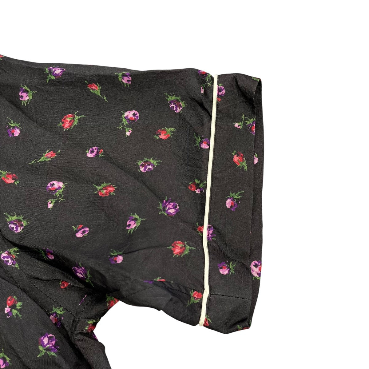 JANE SMITH 25SSCUPRO FLOWER PRINT PIPING OPEN COLLAR SHIRTS半袖シャツ25SSH-#808L 古着・中古-4枚目のアイテム画像