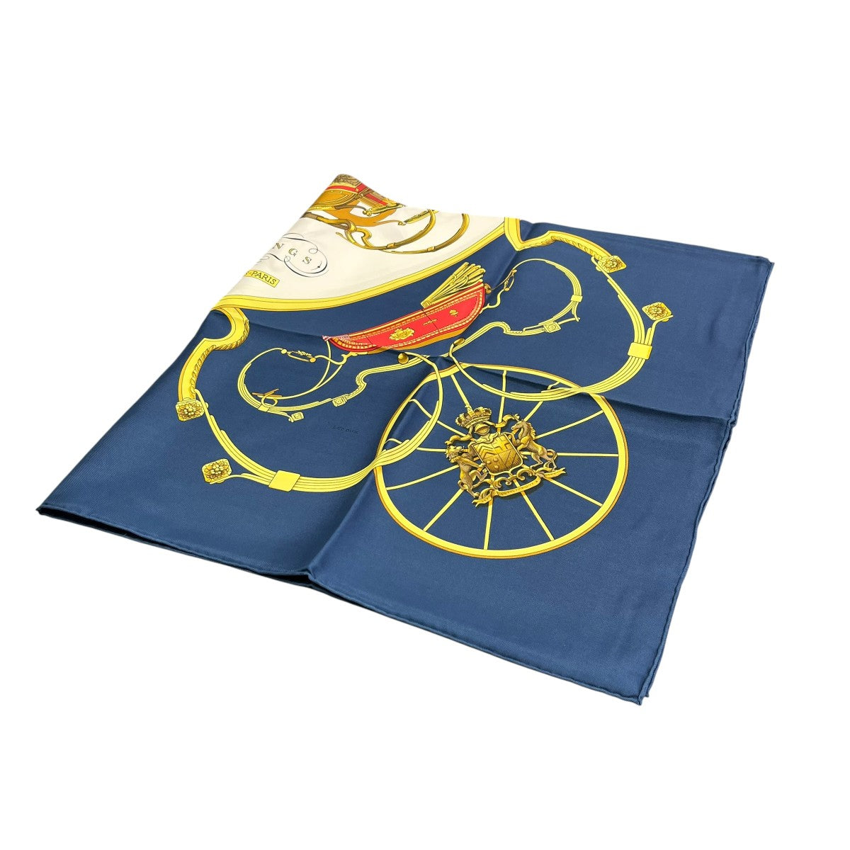 HERMES カレ90 SPRINGSシルクスカーフ 古着・中古-1枚目のアイテム画像