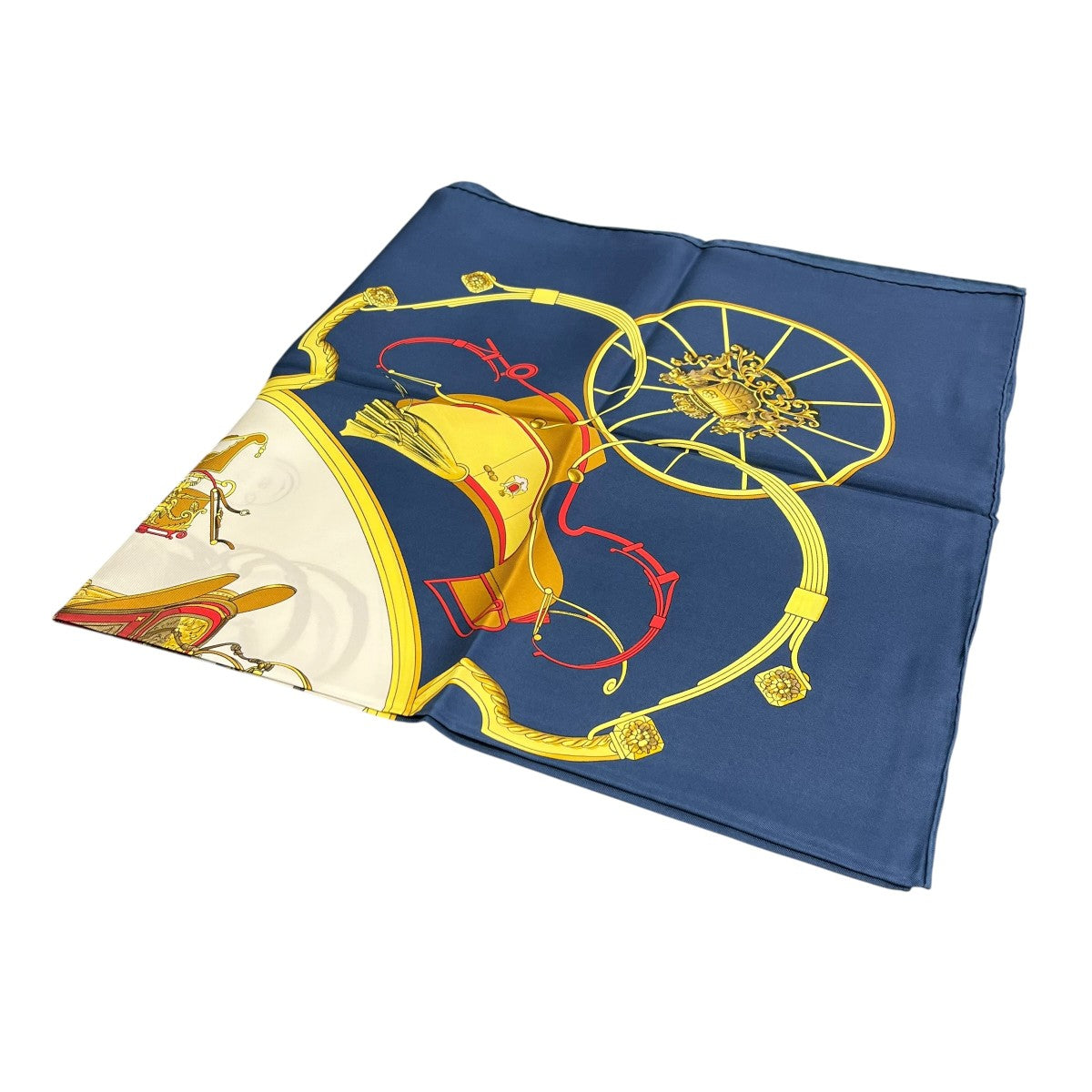 HERMES カレ90 SPRINGSシルクスカーフ 古着・中古-3枚目のアイテム画像