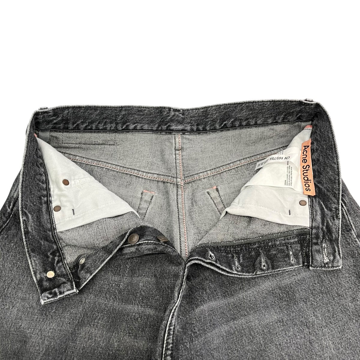 ACNE STUDIOS 1989 Ash BlackデニムパンツB00322 古着・中古-3枚目のアイテム画像