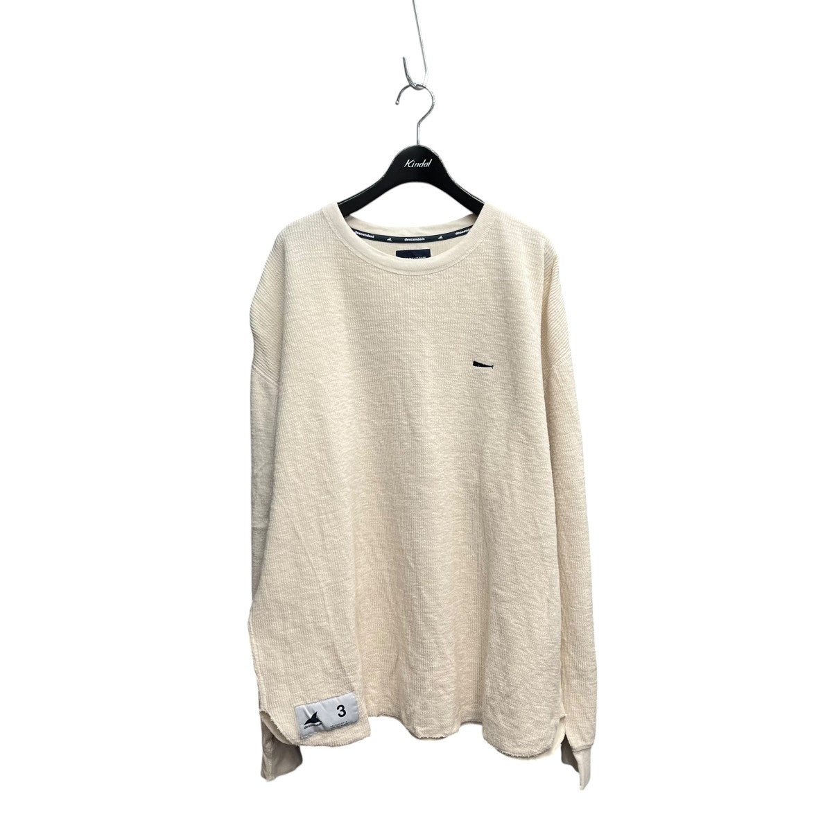 DESCENDANT CACHALOT WAFFLE LS薄手ニット 古着・中古-1枚目のアイテム画像