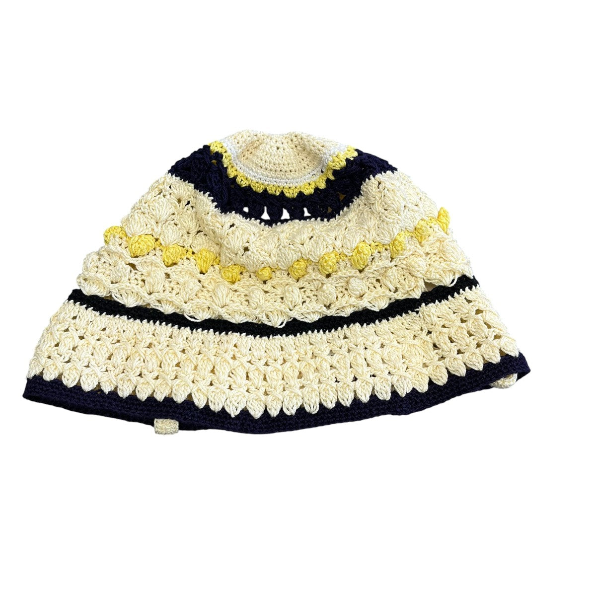 Name．×nakedgauge 25SSHAND KNITED BUCKET HAT CONNIEハットNG25S KAC01 古着・中古-1枚目のアイテム画像