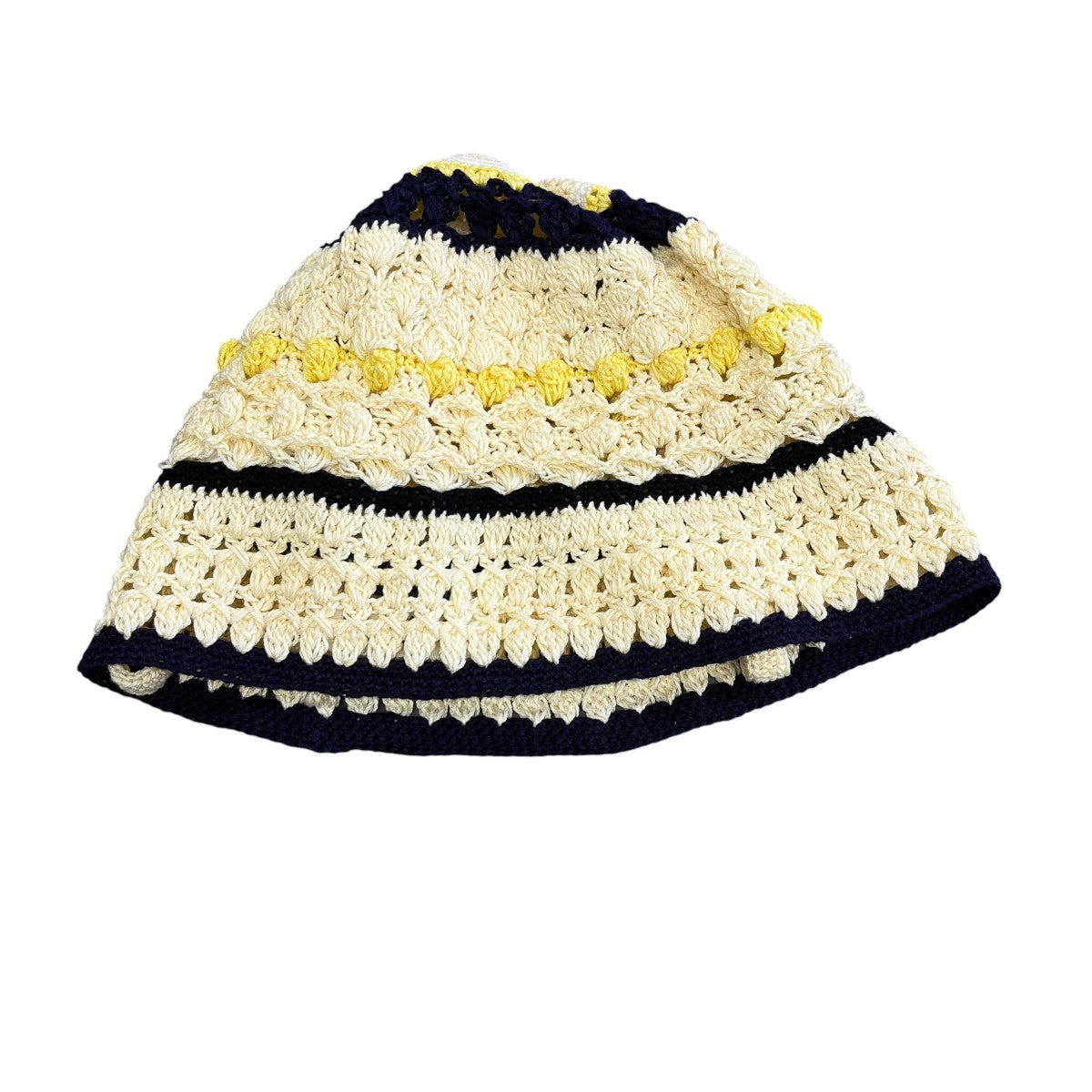 Name．×nakedgauge 25SSHAND KNITED BUCKET HAT CONNIEハットNG25S KAC01 古着・中古-2枚目のアイテム画像