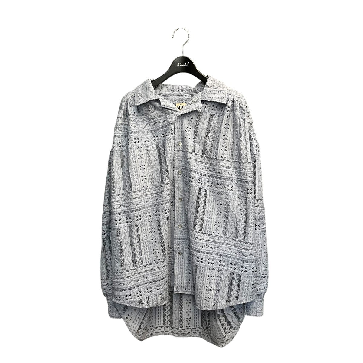 AiE Painter Shirt - Poly LaceレギュラーカラーシャツPU669 古着・中古-1枚目のアイテム画像