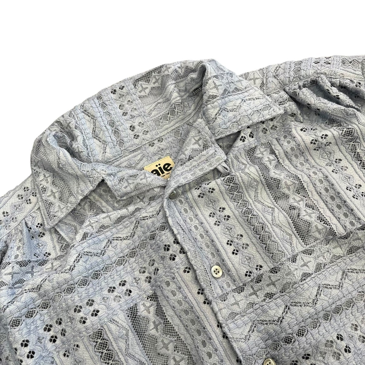 AiE Painter Shirt - Poly LaceレギュラーカラーシャツPU669 古着・中古-3枚目のアイテム画像